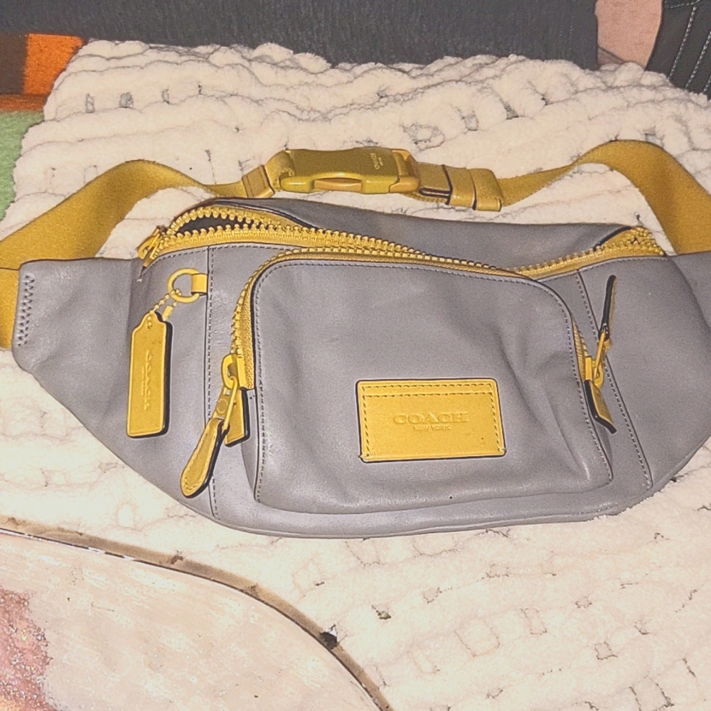 Coach Leather Fanny Pack